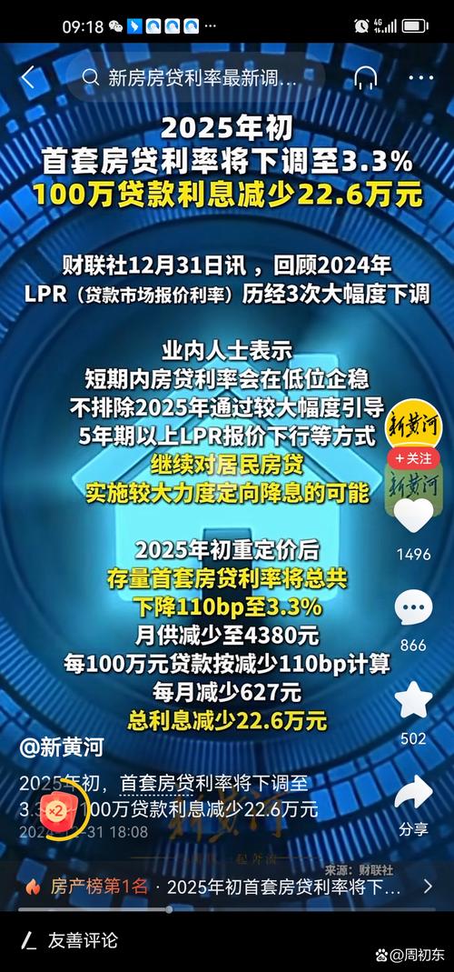 现在公积金贷款利率是多少2025年_个人住房公积金贷款利率下调_100万元30年期贷款总利息减少